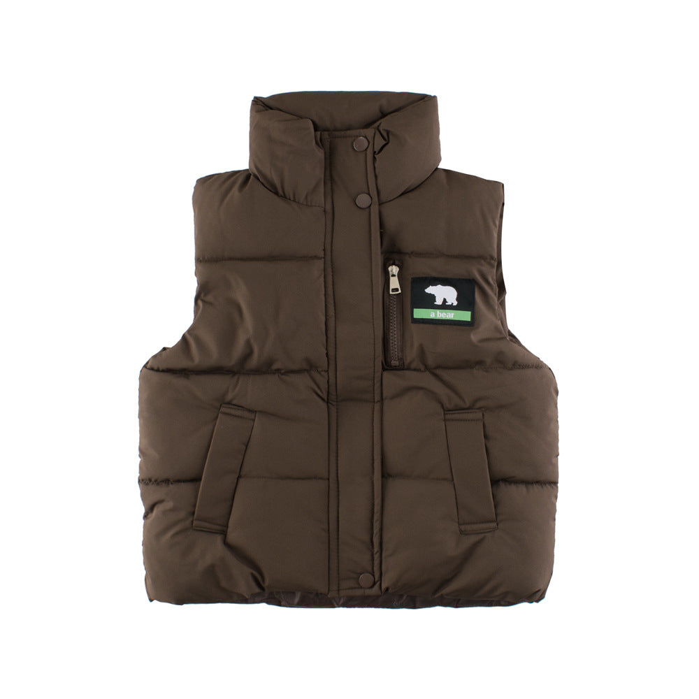 Style Kids’ Unisex Outerwear: Sleeveless Single Breasted Coat for Children-2