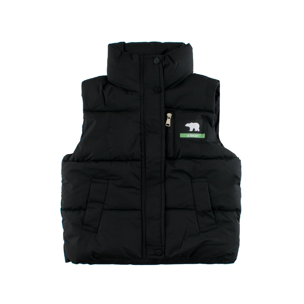 Style Kids’ Unisex Outerwear: Sleeveless Single Breasted Coat for Children-1