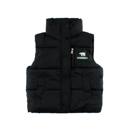 Style Kids’ Unisex Outerwear: Sleeveless Single Breasted Coat for Children-1